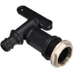 Robinet de citerne d'eau 3 / 4, connecteur plastique pour jardin et r�servoir d'eau ? �tanch�it� renforc�e ...