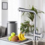 Robinet de cuisine 3 voies mitigeur cuisine 3 voies pivotant � 360�, robinet �vier cuisine eau potable, ...