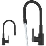 Granitan - robinet de cuisine bec flexible noir robinet bec flexible noir grado 85111927 Granitan - robinet de cuisine bec flexible noir robinet bec flexible noir grado 85111927