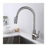 Fitags - robinet cuisine avec douchette 3 fonctions mitigeur cuisine brossé en inox mitigeur évier rotatif ... Fitags - robinet cuisine avec douchette 3 fonctions mitigeur cuisine brossé en inox mitigeur évier rotatif ...
