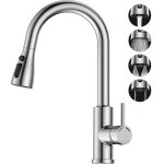 Robinet cuisine avec douchette extensible mitigeur - pro rabattable mitigeur robinet evier de cuisine ...