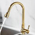 Ulisem - robinet de cuisine avec douchette extensible - mitigeur rotatif  360, rglage chaud et froid ...