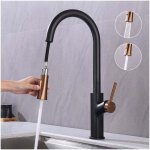 Robinet de cuisine avec douchette extractible mitigeur cuisine bec rotatif mitigeur d'�vier avec 2 jets ...