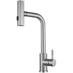 Robinet cuisine avec douchette extractible, mitigeur cuisine cascade avec 3 modes de jet, robinetterie ...