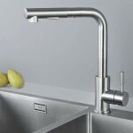 Robinet cuisine douchette noir, mitigeur cuisine avec douchette extractible, robinetterie de cuisine ...