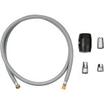 Robinet de cuisine flexible avec douchette extractible, compatible avec les derniers modles de robinets ...
