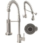 Robinet de cuisine inox brossé robinet d'évier moderne santo Robinet de cuisine inox brossé robinet d'évier moderne santo