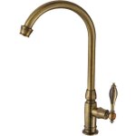 Robinet de cuisine mitigeur robinet laiton bross� eau froide robinet rotatif lavabo robinet de lavabo ...