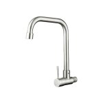 Andyou - robinet de cuisine moderne � fixation murale pour �vier d'eau froide bec pivotant robinets en ...