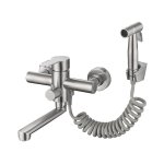 Cyslmuk - robinet de cuisine mural avec pistolet pulv�risateur et 2 types de buses de pulv�risation d'eau, ...
