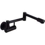 Robinet de cuisine murale eau froide pliant , robinet mural noir , robinet mural laiton , mitigeur mural ...