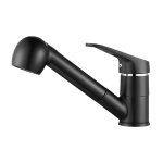 Robinet de cuisine noir avec douchette extractible, mitigeur d'évier en laiton 360°, monotrou, eau chaude ... Robinet de cuisine noir avec douchette extractible, mitigeur d'évier en laiton 360°, monotrou, eau chaude ...