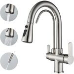 Robinet de cuisine � osmose inverse � 3 voies, robinet � osmose inverse � 2 leviers, robinet d'�vier ...