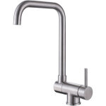 Sumerain - mitigeur vier rabattable, mitigeur de cuisine pivotant  360 en acier inoxydable