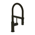 Villeroy&boch - robinet cuisine semi - pro villeroy et boch steel expert compact window noir mat