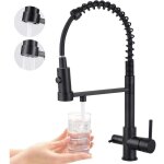 Robinet de cuisine trois voies, robinet de cuisine extractible, robinet d'�vier en laiton, mitigeur filtre ...