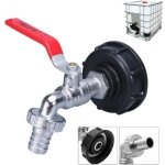 Robinet - cuve 1000l - adaptateur robinet arrosage - s60x6 ibc - raccord robinet