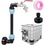 Robinet cuve 1000l, raccord cuve 1000 litres, robinet ibc col de cygne de cuve, adaptateur de r�servoir ...