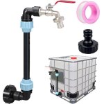 Robinet cuve 1000l, raccord cuve 1000 litres, robinet ibc col de cygne de cuve, adaptateur de r�servoir ...