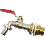 Robinet cuve 1000l, robinet recuperateur eau de pluie adaptateur de cuve 1 / 2' (13 mm) robinet, adaptateur ...