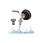 Yzmrbdqc - robinet cuve 1000l recuperateur d eau de pluie adaptateur de réservoir ibc connecteur à filetage ... Yzmrbdqc - robinet cuve 1000l recuperateur d eau de pluie adaptateur de réservoir ibc connecteur à filetage ...