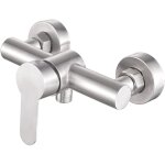 Robinet de douche mural en acier inoxydable - mitigeur de douche - contr�le manuel - valve de plomberie ...