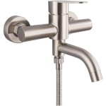 Robinet de douche mural, robinet de baignoire de salle de bains, robinet de douche thermostatique en ...