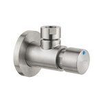 Idral - robinet de douche temporis srie inox avec commande par bouton - poussoir