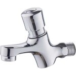 Robinet d'eau froide mural monotrou � arr�t automatique - robinet temporis� - robinet d'�vier de cuisine ...