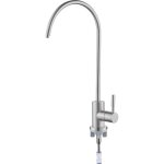 Deante - robinet d'eau simple, raccord pour eau filtre de couleur acier bross bezf62f acier inoxydable ...
