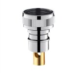 Robinet � une entr�e et deux sorties, vanne d'angle en alliage de zinc, fixation murale pour wc, robinet ...