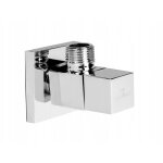 Robinet d'�querre � t�te en c�ramique 1 / 2x1 / 2 carr�