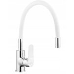 Robinet d'�vier de cuisine joga trend avec bec mobile, blanc - h / bz - 32 - l02