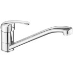 Robinet d'�vier sur pied chrom� kuchinox pedro avec bec mobile