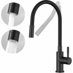 Robinet flexible cuisine noir cecipa robinet d'évier avec 2 types de jets, robinet cuisine noir mat, ... Robinet flexible cuisine noir cecipa robinet d'évier avec 2 types de jets, robinet cuisine noir mat, ...