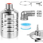 Robinet  flotteur en acier inoxydable, 1 / 2'  3 / 4' vanne  flotteur entirement automatique, rgulateur ...