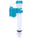 Robinet � flotteur pour arriv�e d'eau au sol, robinet de remplissage lat�ral r�glable pour urinoirs t�lescopiq ...