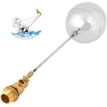 Robinet � flotteur dn20, g3 / 4  boule de flottement de robinet flottant de capteur d'eau � filetage ...
