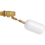 Robinet à flotteur en laiton 1 / 2 pouce, avec bras réglable, pour bassin, piscine et aquarium Robinet à flotteur en laiton 1 / 2 pouce, avec bras réglable, pour bassin, piscine et aquarium