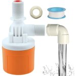 Robinet flotteur pour réservoirs d'eau, raccord supérieur 1 / 2', vanne de régulation automatique du ... Robinet flotteur pour réservoirs d'eau, raccord supérieur 1 / 2', vanne de régulation automatique du ...