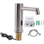 Robinet � induction g / 2 220v automatique intelligent infrarouge 304 en acier inoxydable bross� simple ...