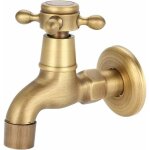 Robinet de jardin en laiton massif vintage fix� au mur filetage g1 / 2 pour piscine lavabo evier de cuisine(sh ...