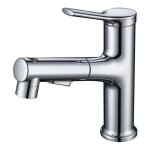 Robinet de lavabo 3 modes de pulvérisation, mitigeur d'évier avec douchette extractible, en alliage de ... Robinet de lavabo 3 modes de pulvérisation, mitigeur d'évier avec douchette extractible, en alliage de ...