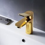 Am. pm mitiguer lavabo robinet salle bain d'or robinet de lavabo pour salle de bain m�langeur lavabo ...