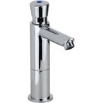 Robinet lavabo haut � une seule eau avec minuterie de 8 � 12 secondes et fonctionnement par bouton - ...