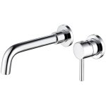 Jamais utilis�]robinet de lavabo mural, robinet mitigeur mural en laiton de haute qualit�, robinet de ...