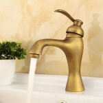 Petites ecrevisses - robinet lavabo rtro robinet salle de bain en laiton monocommande mitigeur lavabo ...