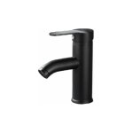 Robinet lave - mains noir mat - mitigeur eau chaude / eau froide - noir - choyclit
