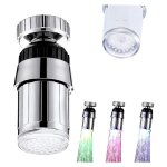 Robinet lumineux led 3 couleur, 360 degrés robinets à capteur à changement à température contrôlée tricolore, ... Robinet lumineux led 3 couleur, 360 degrés robinets à capteur à changement à température contrôlée tricolore, ...