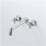 Robinet mlangeur 25011902, mural (encastr) saillie 19, 5cm, srie250 chrom brillant robinet mural ...